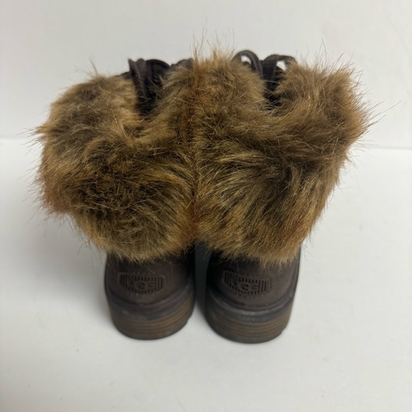 UGG Womens Harrison Lace Boot Brown Size 8.5 M - Picture 3 of 5